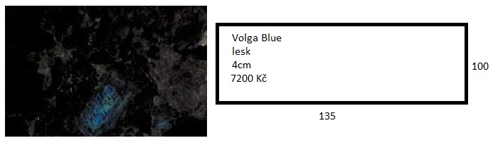 Volga Blue 7200 Kč