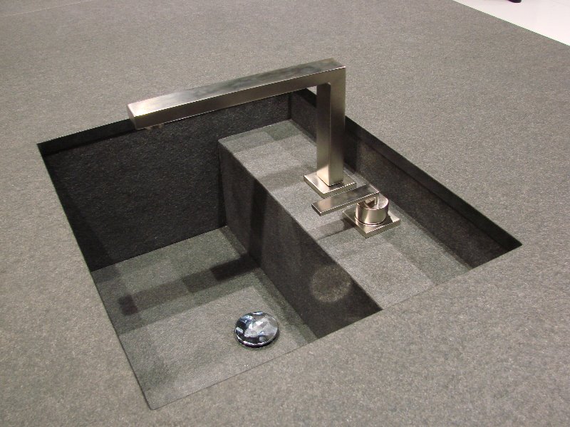 Dřez Nero Assoluto patina atypický